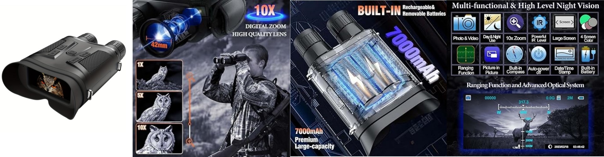 Kalite gece görüş gözlüğü Fabrika